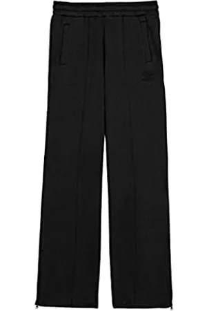 Umbro Mujer Pantalones - Core-Pantalones Deportivos de Pierna Recta para Mujer, Negro, S