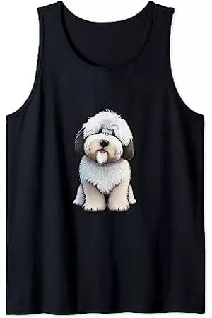 Remera de Perro Viejo Pastor Ingles Old English Sheepdog Bobtail