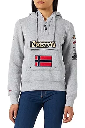 Geographical Norway Sudadera con capucha para mujer.