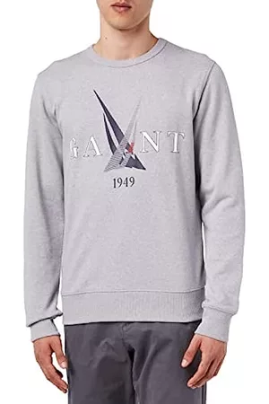 GANT Sail C-Neck Sudadera, Cream, S para Hombre: : Moda