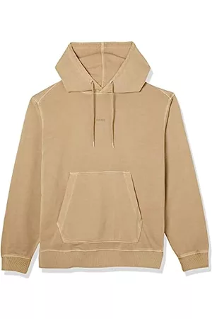 HUGO BOSS Hombre De punto - BOSS Wefadehoody Jersey, Medium Beige261, L de los Hombres