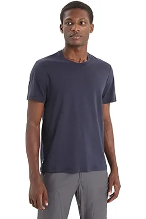 Icebreaker Camiseta Cuello Alto Hombre - MerinoFine™ - Negro