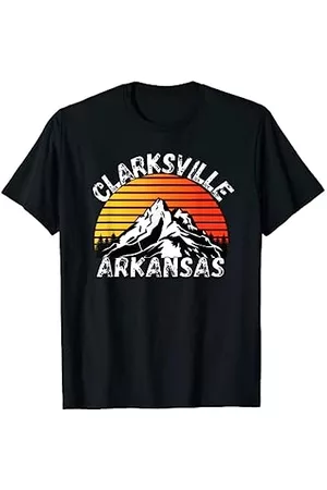 Retro Clarksville AR Arkansas Apparel Souvenir Hombre Retro - Souvenir de ropa retro de Clarksville AR Arkansas Camiseta