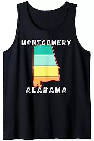 Retro Montgomery AL Alabama Apparel Souvenir Hombre Retro - Souvenir retro de ropa de Montgomery AL Alabama Camiseta sin Mangas