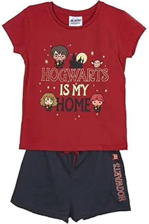 Pijama de 2 piezas de algodón con estampado de Harry Potter para niña