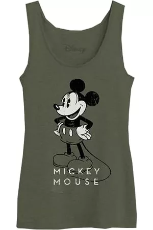 Camiseta Mickey - Blanco - Camiseta Tirantes Mujer Disney 