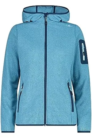 Chaqueta CMP Melange Knit-Tech Mujer Blue