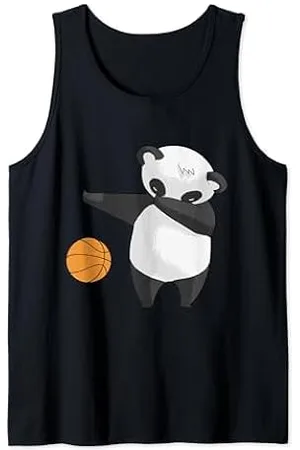  Linda camiseta de baloncesto de oso de peluche, Negro