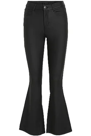 Vicommit Jeans Mujer Negro - XS - Pantalones Vaqueros Slim, Negro 