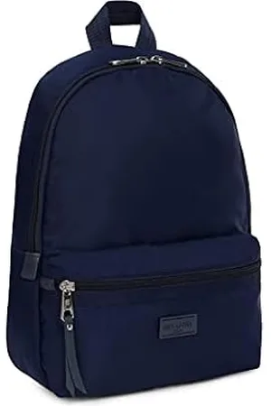 Bolso-mochila de mujer en nylon azul