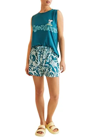 Women secret Pantalón Corto 100% algodón Snoopy Informales, , M para Mujer