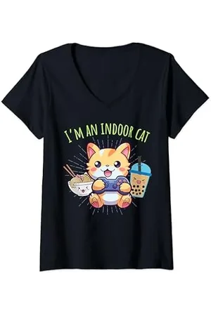 Big Floppa Caracal Cat Meme LOVE t-shirt, Branco : : Moda