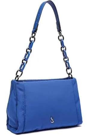 Bolso-mochila de mujer en nylon azul