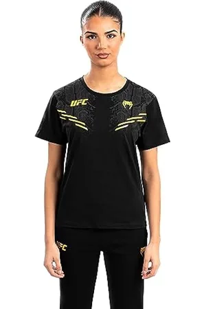 Venum UFC REPLICA ADRENALINE - Camiseta estampada - black/gold/negro 