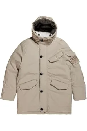 Parka Acolchada Parka Hombre Beige Parka Plus Acolchada Con