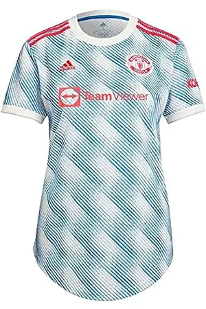 adidas Camiseta Manga Corta Manchester United FC 21/22 Segunda Equipación  Azul