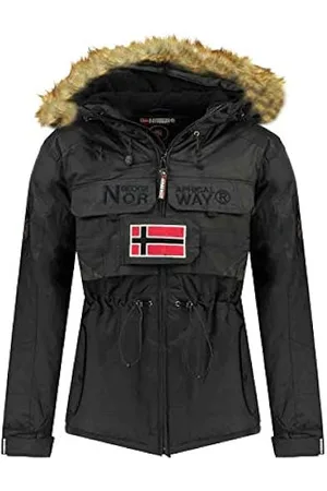 Geographical Norway- Parka de mujer ANSON Rojo Talla M