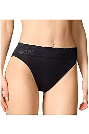 Bottoms  Womens Calida Elastic Brief, High Waist Stein Meliert