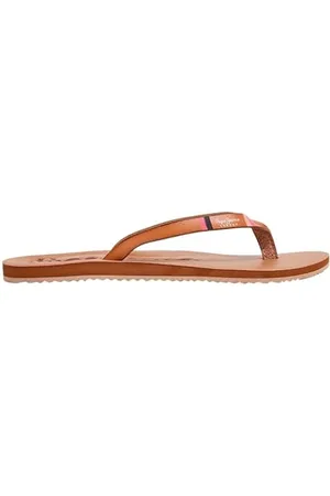 Pepe Jeans Java Print Chanclas para Mujer, Marrón (Tobacco Brown), 5