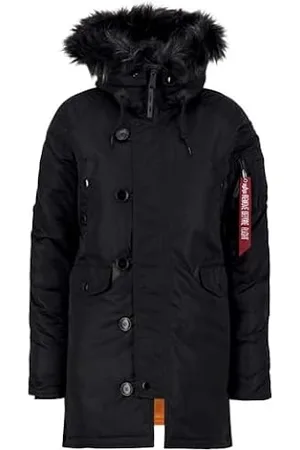 Chaqueta Alpha Industries De Invierno N-3B Parka - Negro