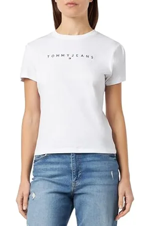 Camisetas basicas tommy online hilfiger mujer