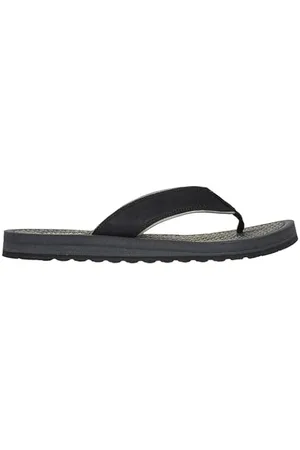 Sandalia de hombre negro Skechers atlan - bodie