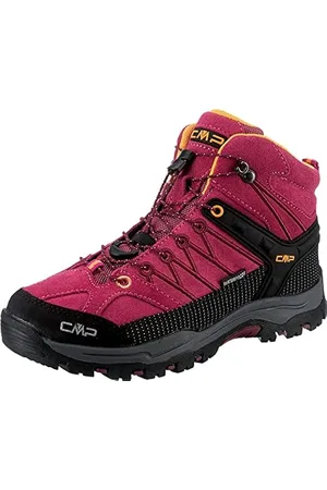 Cmp Kids Rigel Mid Trekking Shoes Wp rosa botas trekking niño