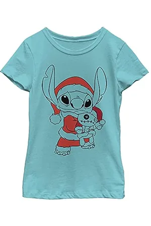 Disney Lilo & Stitch Stitch Americana - Camiseta para niña