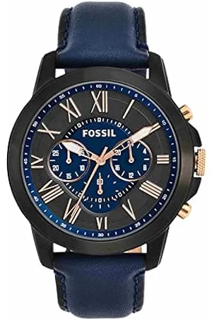 Reloj FOSSIL Cuero Azul Oro Rosa FS4835IE