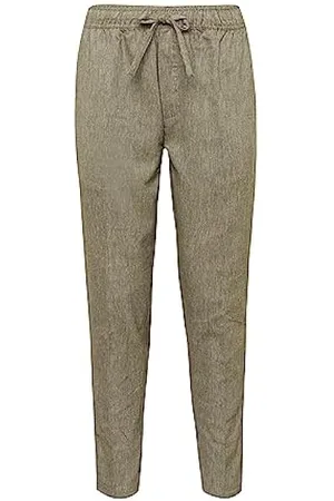 Pantalón jogger de tela a cuadros para hombre gris Bolf 0066