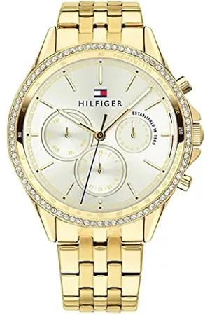 Tommy Hilfiger Reloj Analógico de Cuarzo para mujer con Correa en Acero  Inoxidable plateada - 1782336 : : Moda