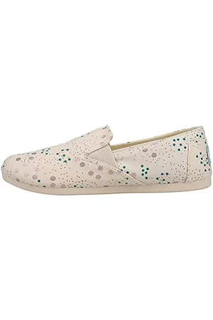 Zapatillas toms planas online y blancas