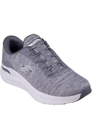 Zapatillas Deportivas Caminar Hombre Skechers 232591_GYBK Grises con  Cordones