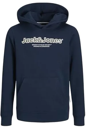 Jack & Jones Junior Jorcodyy Summer Sweat Hood Jnr Sudadera con Capucha,  Azul Marino, Tamaño de la Cintura:90 cm para Niños: : Moda