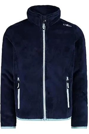 CMP - Girl's Jacket Jacquard Knitted - Forro polar - Giada / Black Blue |  92 (EU)