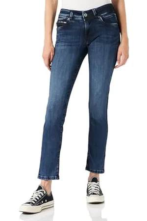  Pepe Jeans New Brooke Jeans Mujer M15 / Azul/Raw - EU 40/42 (US  31/30) - Pantalones vaqueros ajustados, M15 / Azul / Raw : Ropa, Zapatos y  Joyería