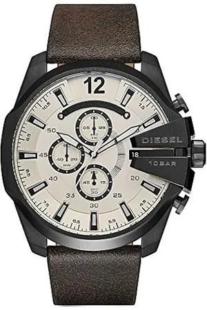 Diesel Mr. Daddy 2.0 Cronógrafo Reloj de acero inoxidable en tono blanco  para hombre DZ7419, Otros, Cronógrafo, movimiento de cuarzo