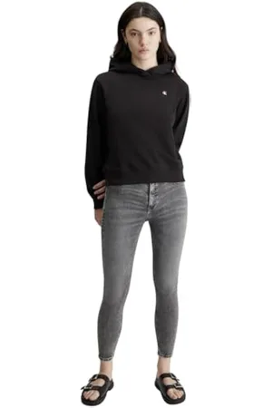 Calvin Klein Jeans Embro Badge Regular Hoodie J20J223227 Sudaderas con Capucha, , XXS para Mujer