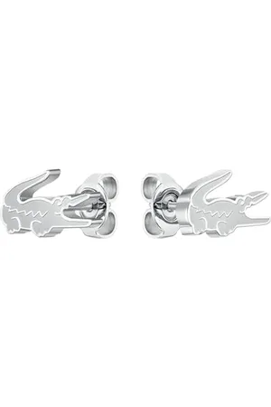 Lacoste Pendientes de botón para Mujer Colección CROCODILE disponibles en Color , Oro Amarillo o Oro Rosa