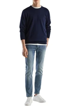 Benetton Pantalone 4DHH57BC8, Jeans Hombre, 914