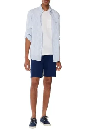 Springfield SPRINGFILED, Hombre, Camisa Polera Ligera Rayas, Light Blue, L