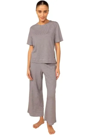 Petit Bateau A0B5R Pijama De Manga Corta Mujer M