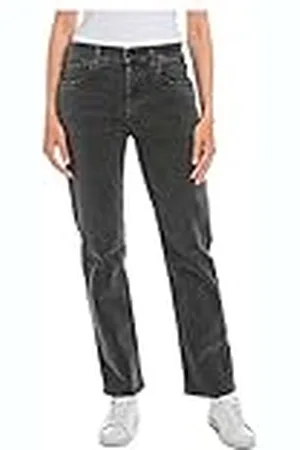 Replay WB461 Maijke Straight Od Black Jeans, , 26W / 30L para Mujer