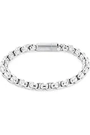 Calvin Klein Pulsera de Cadena para Hombre Colección ICONIC ID de Acero Inoxidable - 35000053