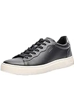 HUGO BOSS Rhys_Tenn_flmt, Zapatillas Mujer, Black, 40 EU