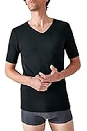 Damart Camiseta con Cuello de Pico, Manga Corta, Punto Thermolactyl clásico térmica, , 4XL para Hombre