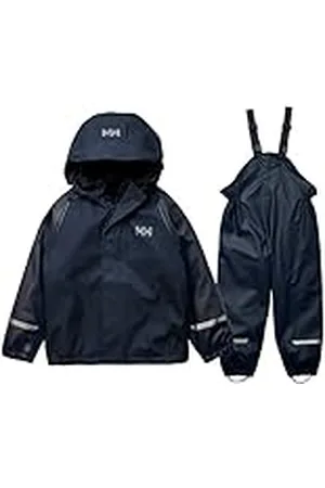 Helly Hansen K Bergen Fleece Pu Rainset 2.0, Pantalones De Senderismo Unisex Niños, (Blue), 4