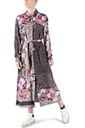 Replay Vestido Mujer Estampado Floral, Multicolor (Multicolor 010), L