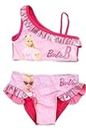 Disney Maillot de Bain Barbie. Juego de Camisa para Nadar, , 10 años para Niñas