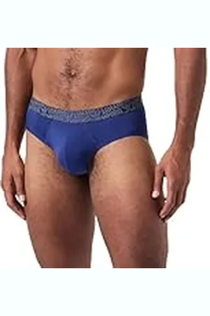 Emporio Armani The New Icon Essential Microfiber Brief Bragas, , XL de los Hombres